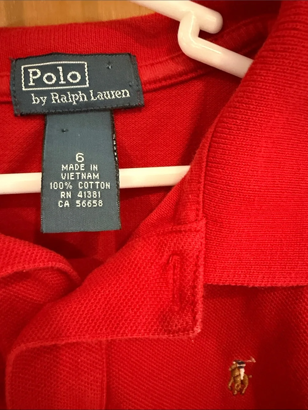 Ralph Lauren Kids Red Polo Shirt with Embroidered Pony